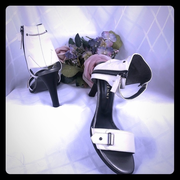 Shoes - K.JENNY Sandals stiletto 4” Heel Ankles Straps